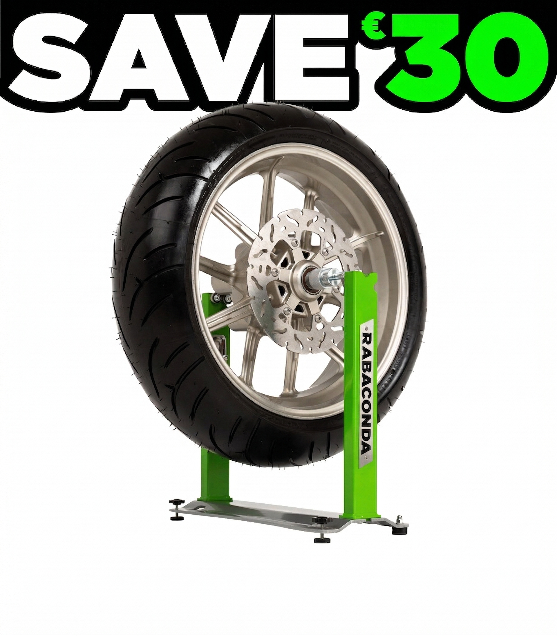 Equilibreuse de roues de moto